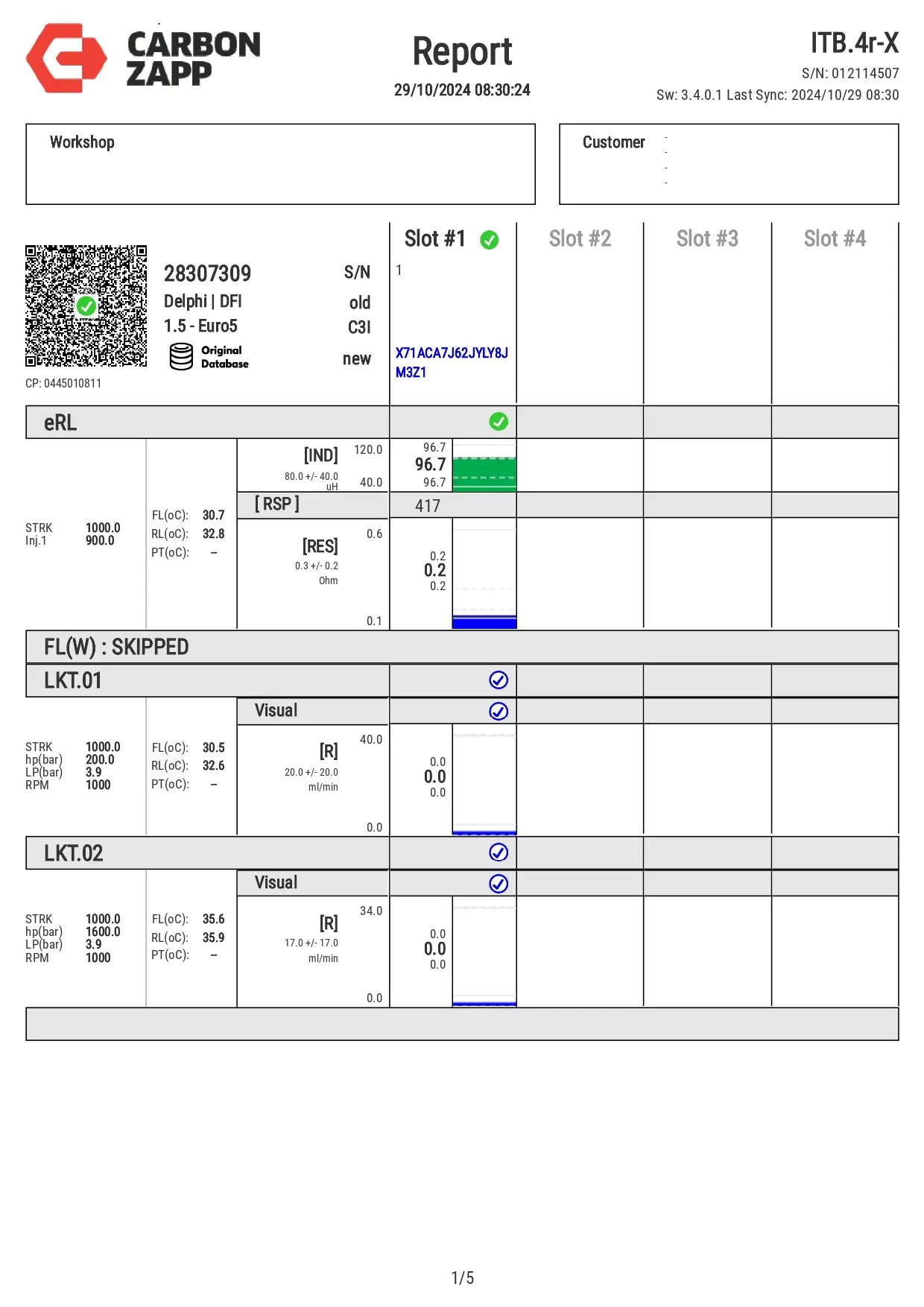 Injektor A6510703087 28307309 W204 W212 W207 200 220 CDI OM651