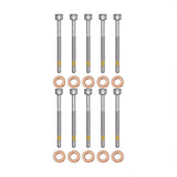 10x Zylinderschraube und 15×7.15×3.0 mm Dichtringe Einspritzdüse für Mercedes