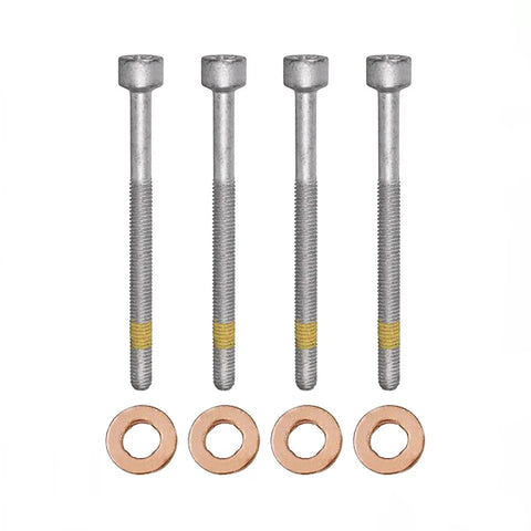 4x Zylinderschraube und 15×7.15×3.0 mm Dichtringe Einspritzdüse für Mercedes