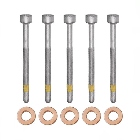 5x Zylinderschraube und 15×7.15×3.0 mm Dichtringe Einspritzdüse für Mercedes