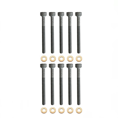 10x SCHRAUBE EINSPRITZDÜSENHALTER +15×7.15×1.5 mm DICHTRING FÜR MERCEDES