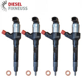4x DENSO Injectors R2AA 13H50 for Mazda 2.2 MZR-CD/D engines (2008-2014) with test report. Compatible with Mazda3, Mazda6 and CX-7 models, 92-136 KW.
