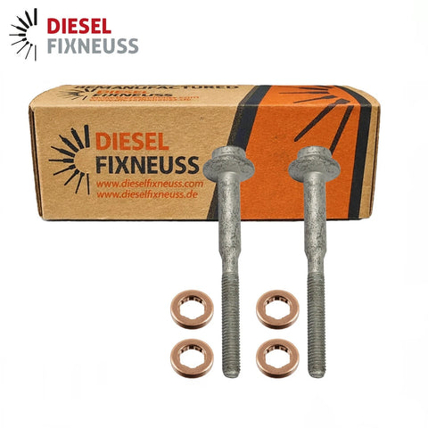 2x Dehnschrauben WHT003187 und 13×7.7×2.5 mm Kupferdichtring 1.6 TDI